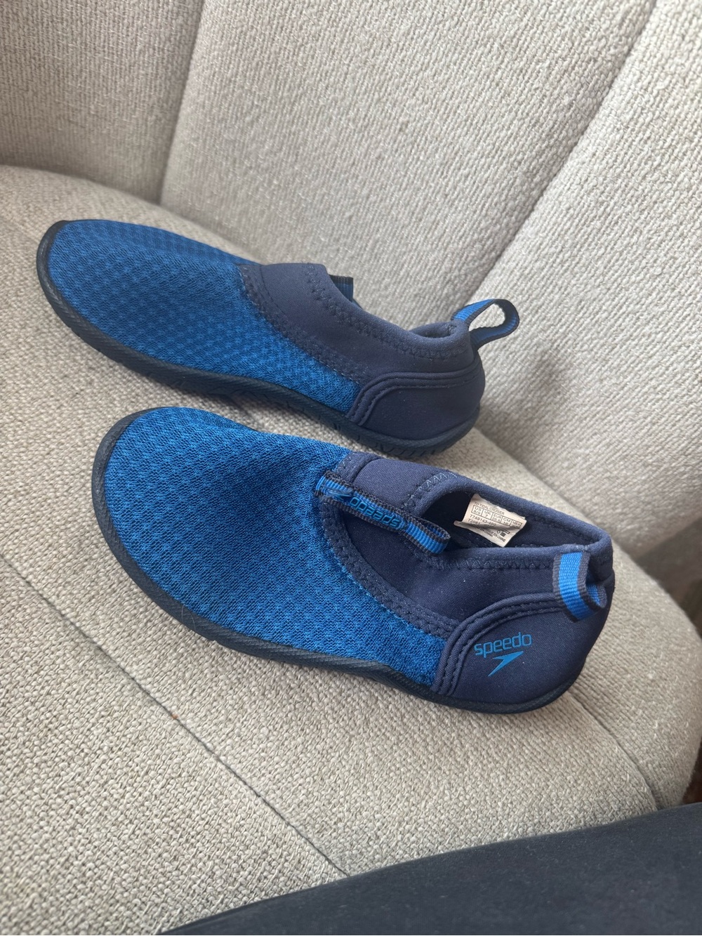 Speedo Kids Navy and Blue Slip-On Water Shoes ,